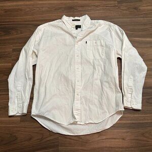 Alexander Julian Colours Men’s White Long Sleeve Button Down Shirt XL